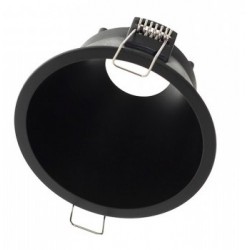 Reflector fijo Redondo Negro Ø93mm para Foco Downlight LED COB 8W Konic VOLCAN